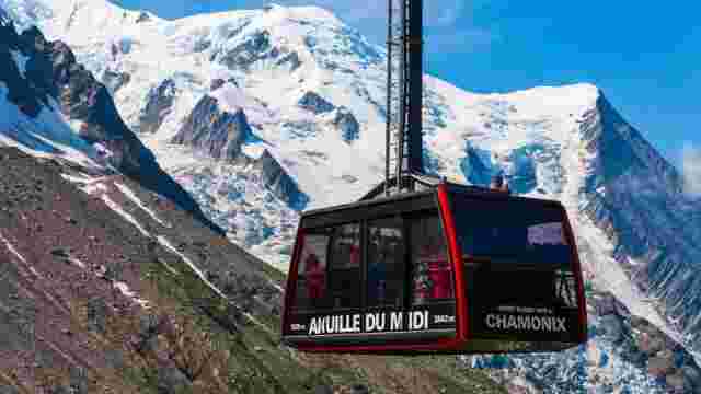 Auigille du Midi cable car