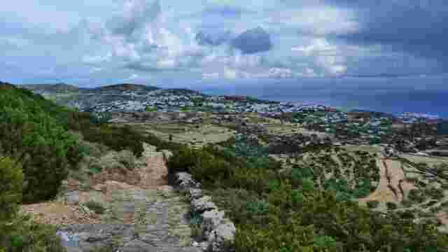 Hiking path to Aghios Andreas