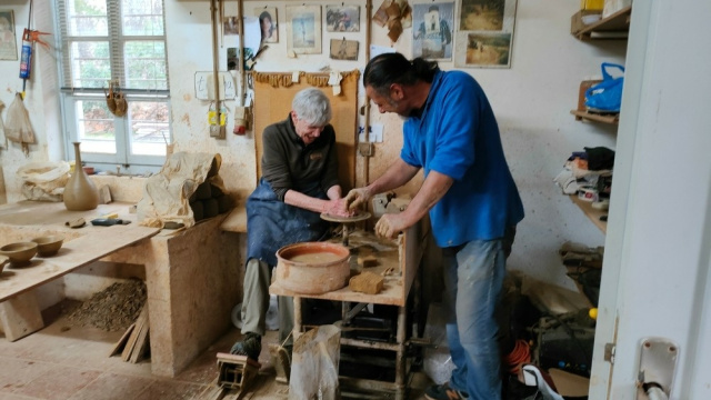 Local Pottery Workshop in Apollonia